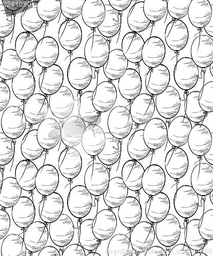 Image of Party balloon seamless
