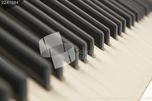 Image of Background of a piano keyboard