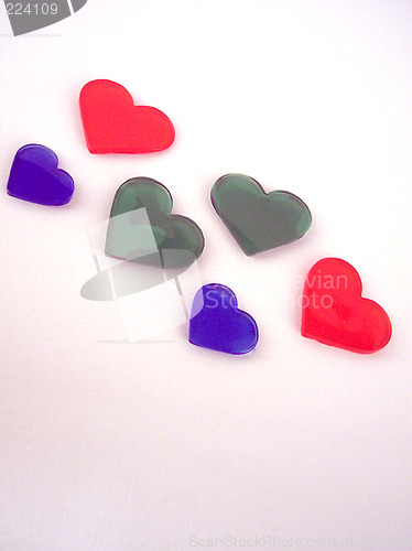 Image of colorful hearts