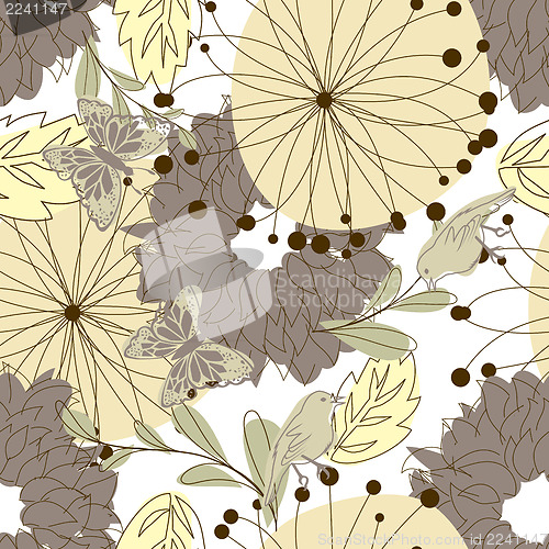Image of seamless floral pattern