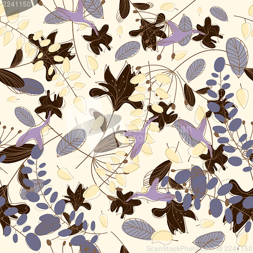 Image of seamless floral pattern