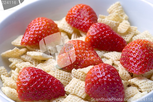 Image of breakfast cereal strawberries