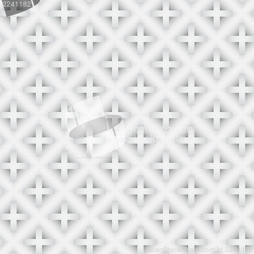 Image of Abstract seamless pattern with gradient crosses