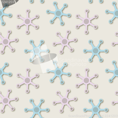 Image of Abstract seamless fantastic pale colors pattern