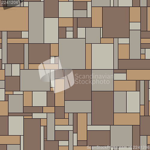 Image of Seamless pattern of linoleum in vintage colors