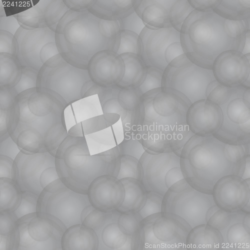 Image of Gray bubbles - abstract seamless texture