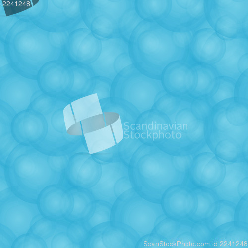 Image of Seamless abstract blue foam pattern