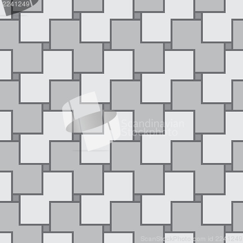 Image of Abstract gray square seamless texture