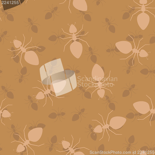 Image of Simple seamless texture - ants