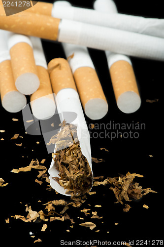 Image of Crumpled cigarette