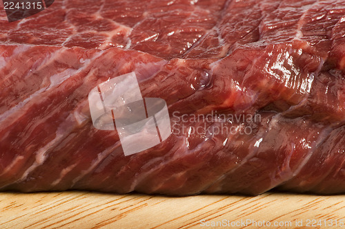 Image of Raw beef steak meat