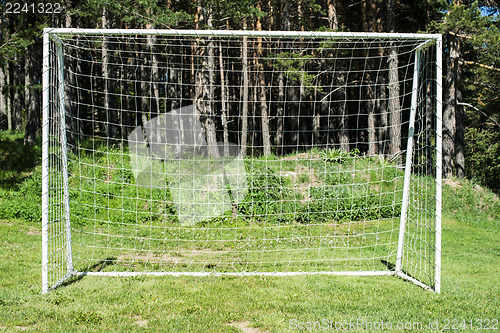 Image of Football gate with net