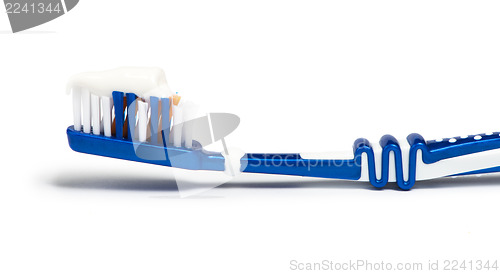 Image of Toothbrush and toothpaste