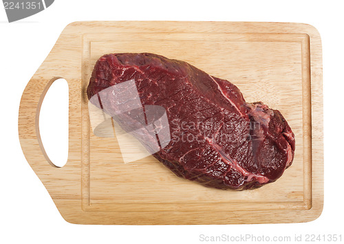 Image of Raw beef steak meat