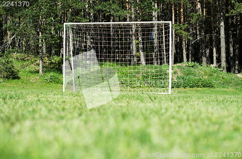 Image of Football gate with net