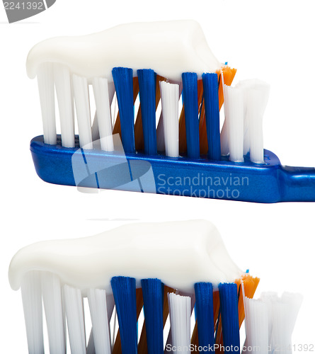 Image of Toothbrush and toothpaste