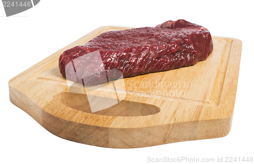 Image of Raw beef steak meat