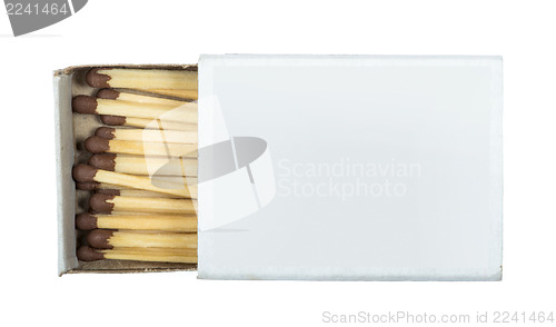 Image of White isolated matches and matchsticks