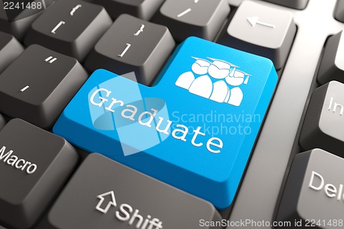 Image of Keyboard with "Graduate" Button.