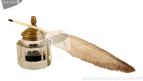Image of The ancient ink device.