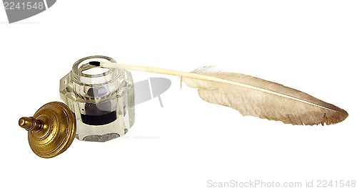 Image of The ancient ink device. 