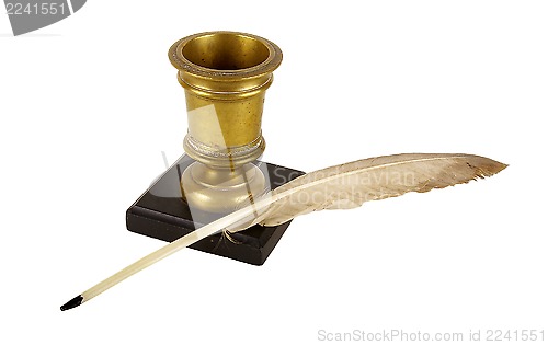 Image of The ancient ink device. 