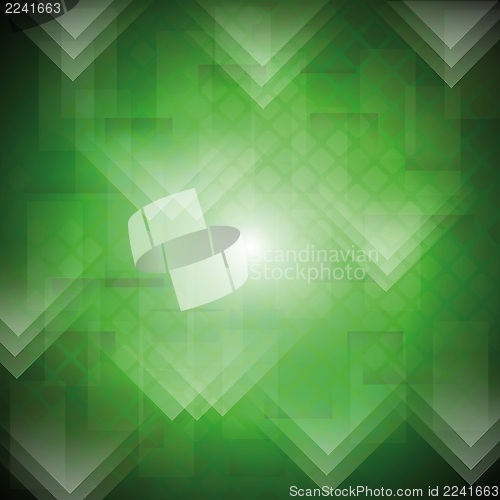 Image of green technical background