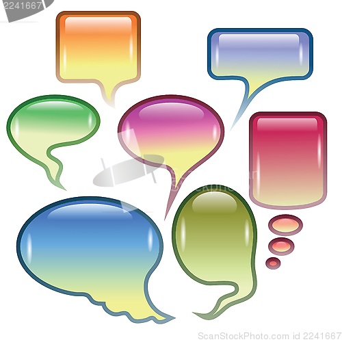 Image of set of speech bubbles