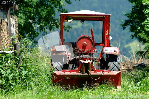 Image of old tractor