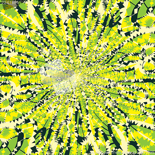 Image of Yellow and green backdrop