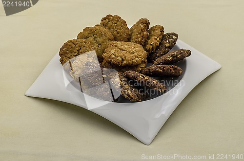 Image of Plate of Cookies 01-Beige
