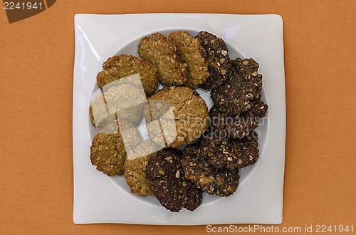 Image of Plate of Cookies 02-Orange