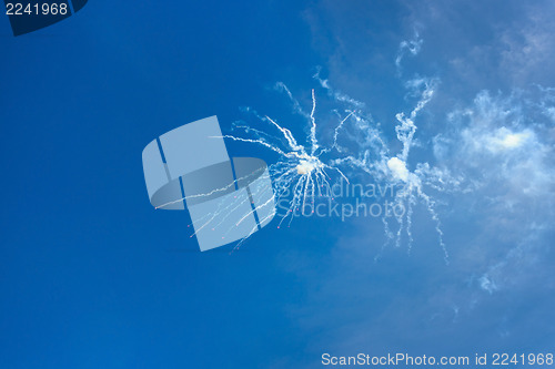 Image of Petards explosion in the sky