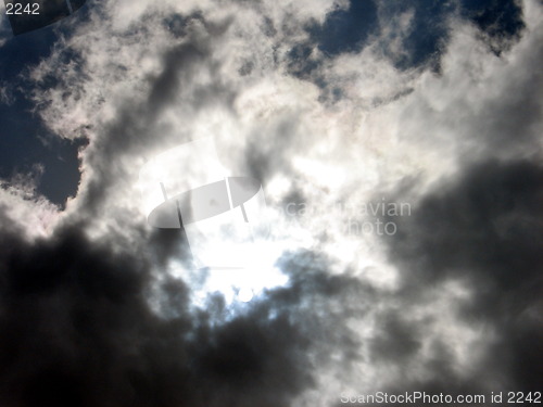 Image of The sun and the clouds