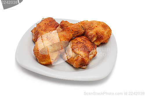 Image of Hot chicken legs. 