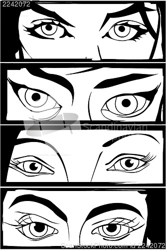 Image of Comic eyes