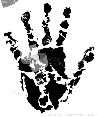 Image of Hand print global