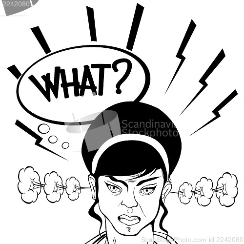 Image of Angry girl