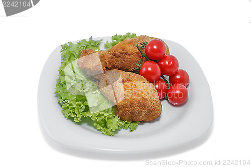 Image of Pieces of chicken.