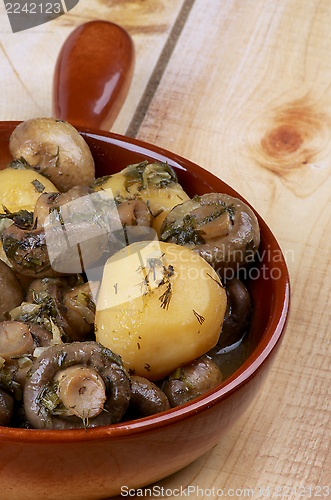 Image of Mushroom and Potato Stew