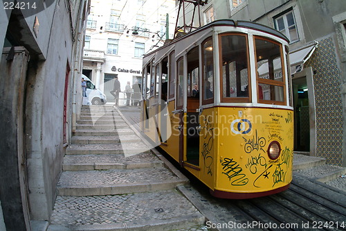 Image of tranway in lisbon