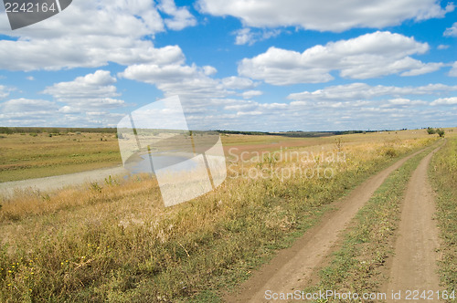 Image of stream and way