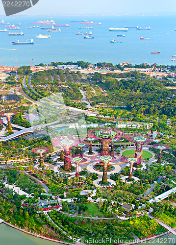 Image of Gardens by the Bay bird's eye view