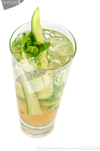 Image of cocktail with cucumber