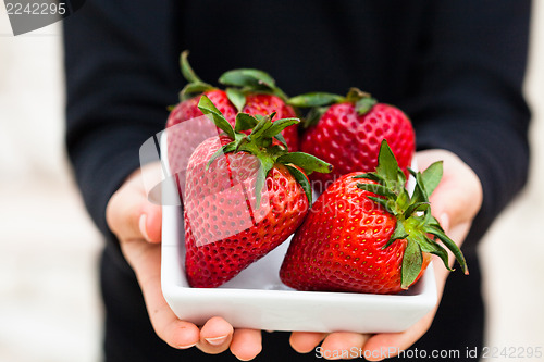 Image of Fresh strawberries