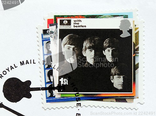 Image of "With the Beatles" stamp.