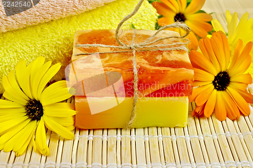 Image of Soap homemade with calendula