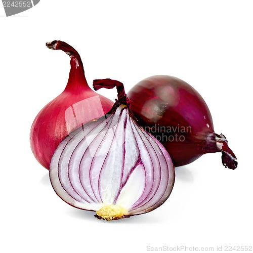 Image of Onion purple cut