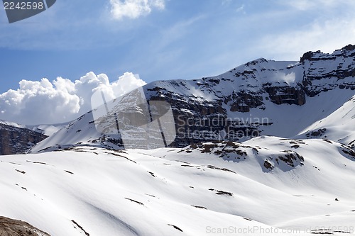 Image of Mountains in sunny day