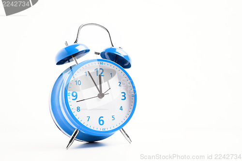 Image of Blue alarm clock